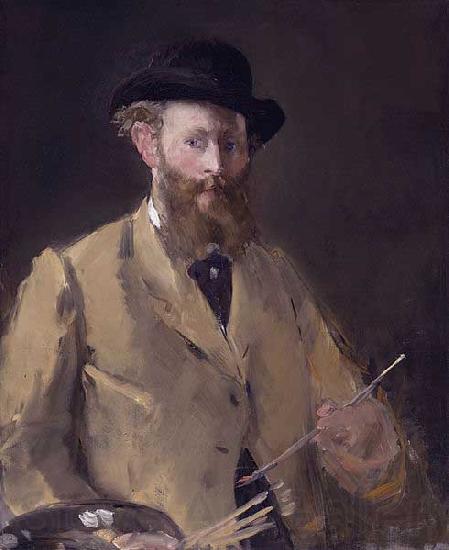 Edouard Manet Selbstportrat mit Palette France oil painting art